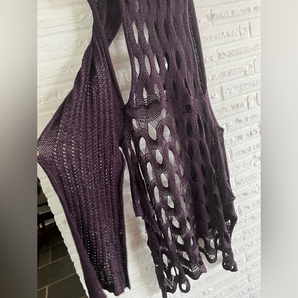 NWT BCBG Maxazria purple duster - Picture 5 of 6